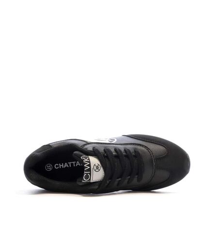 Baskets noir/blanc femme chattawakandria