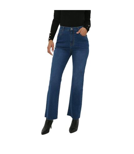 Dorothy Perkins Womens/Ladies Stretch Crop Kickflare Tall Jeans (Indigo) - UTDP4426