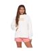 Sweat À Capuche Style Imprimé Au Dos Women Of The Wave Femme Vieille Vanille O´Neill-1
