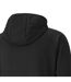 Mens Teamliga Quarter Zip Training Hoodie Black White Puma-4