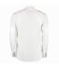 Kustom Kit Mens Premium Contrast Oxford Long-Sleeved Shirt (White/Mid Blue) - UTPC6314