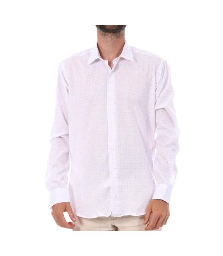 Chemise blanche à motifs homme saint hilaire 202 - l