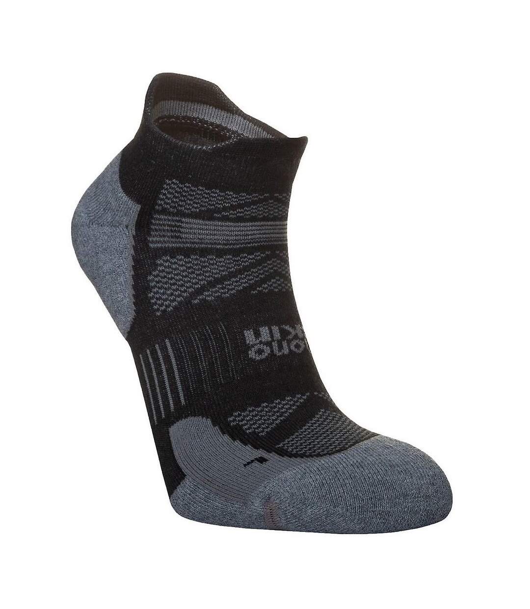 Socquettes Supreme Homme Noir Gris Chiné Hilly-1