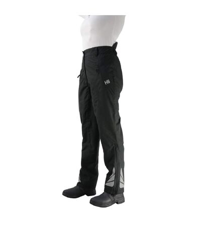 HyFASHION Pantalon de dessus réfléchissant unisexe et imperméable pour adultes (Noir) - UTBZ3516