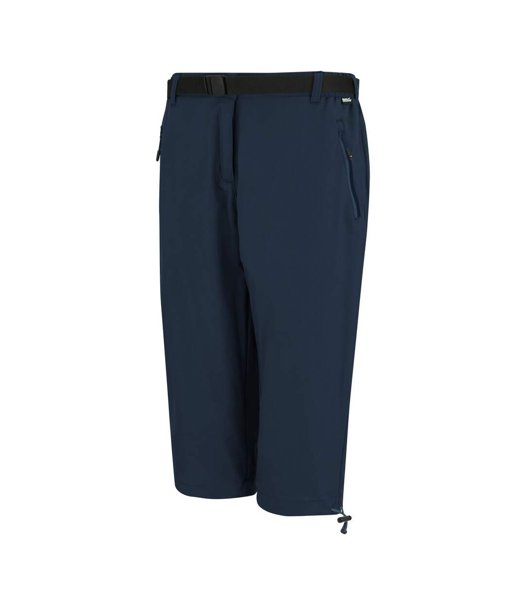 Womens/ladies Xert Stretch Capri Trousers Navy Regatta-4