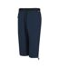 Womens/ladies Xert Stretch Capri Trousers Navy Regatta-4
