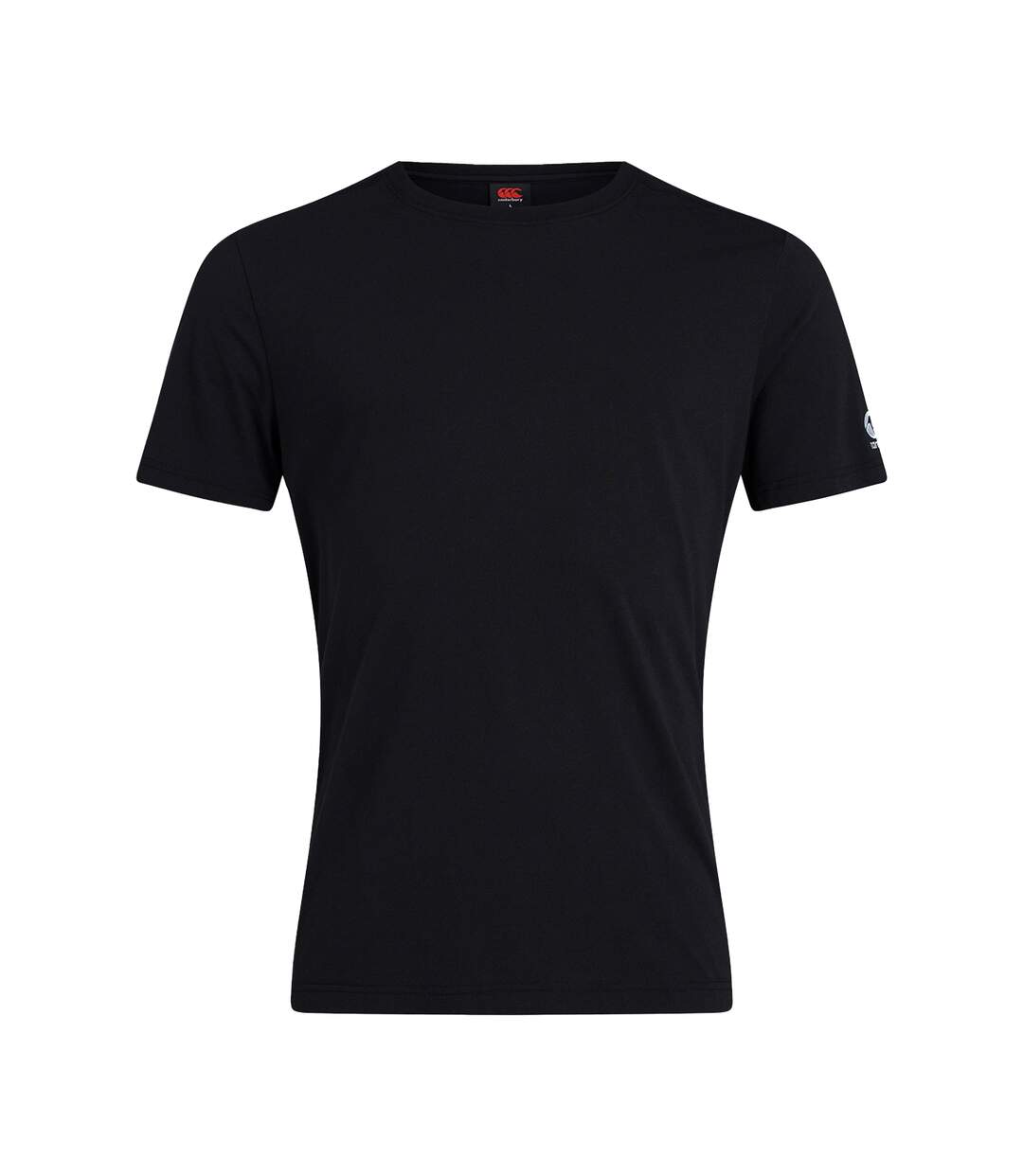Mens Club Plain T-shirt Black Canterbury-2