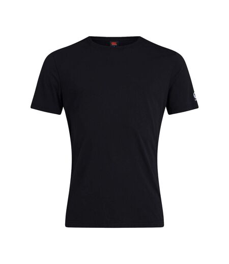 Mens Club Plain T-shirt Black Canterbury