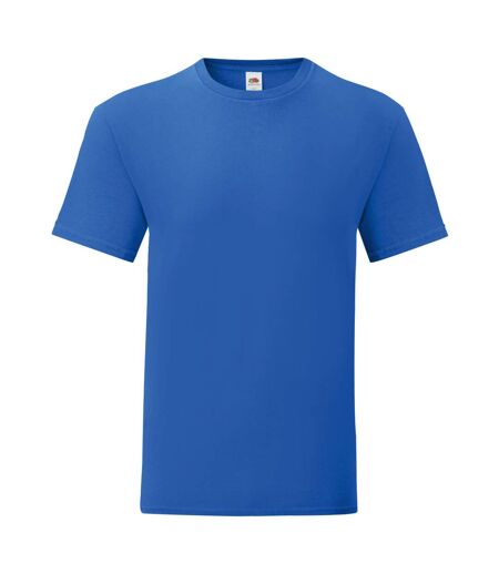 Fruit Of The Loom Mens Iconic T-Shirt (Pack Of 5) (Royal Blue) - UTPC4369