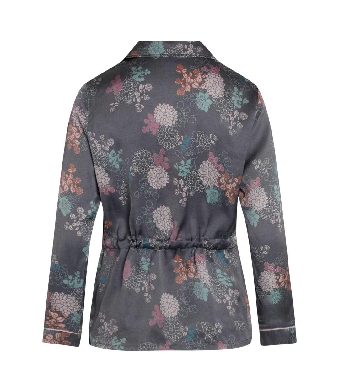 Haut De Pyjama Motif/style Floral Nancy Femme Gris CCDK Copenhagen-3