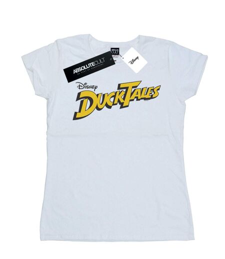 Disney - T-shirt DUCK TALES LOGO - Femme (Blanc) - UTBI16032