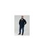 Mens D555 Russel Embroidered Logo Fleece Kingsize Sweatshirt Navy Duke-1