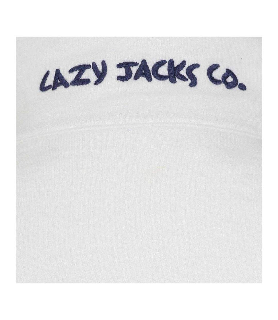 Womens/ladies Full Zip Sweatshirt Multicoloured Lazy Jacks-3