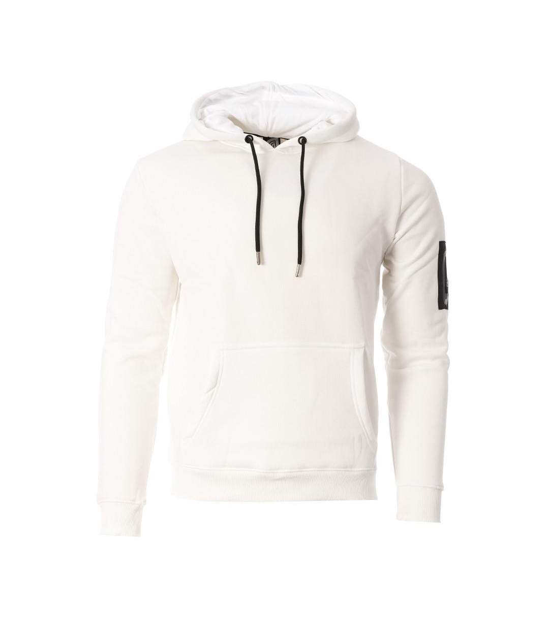 Sweat à capuche blanc homme just emporio ajely - xl-1
