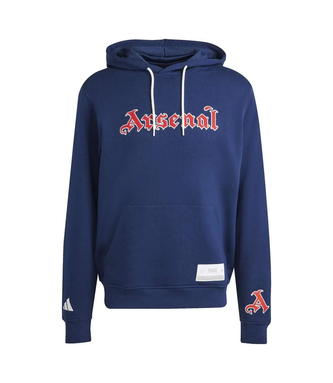 Sweat À Capuche Motif/style Arsenal Fc Homme Bleu Indigo Adidas-2