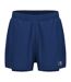 Short De Course Motif/style 2-en-1 Femme Bleu Marine Karrimor-1