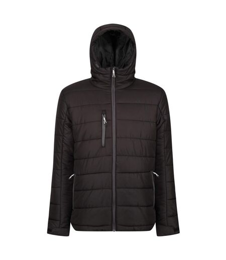 Doudoune Matelassée Navigate Homme Noir Gris Phoque Regatta