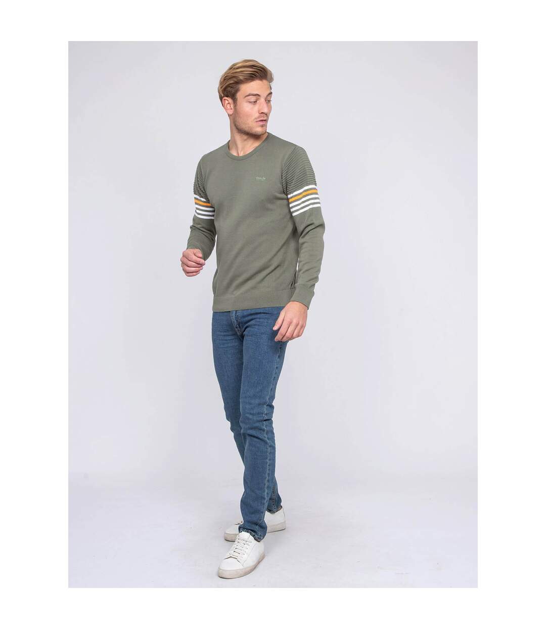 Pull fin col rond coton ALTO-4