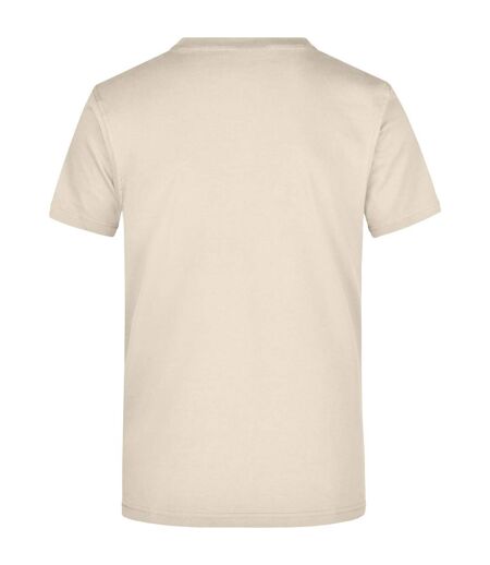 T-shirt Adulte Beige Gris James And Nicholson