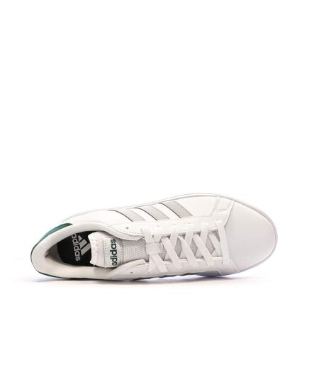 Baskets blanches homme adidas grand court base 2.0