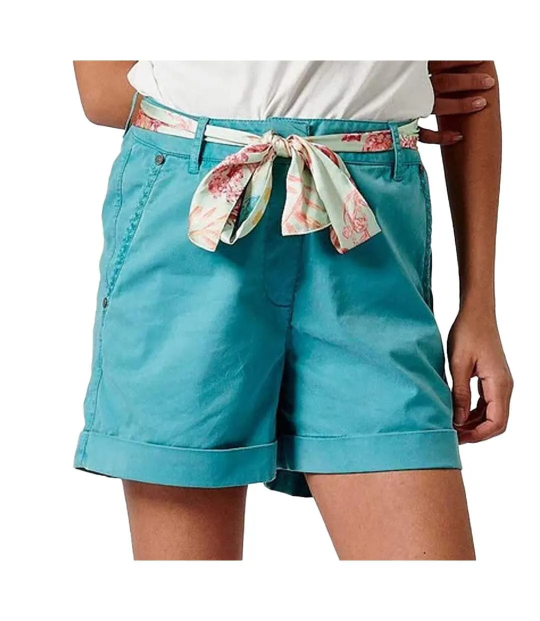 Short bleu femme kaporal comoe-1