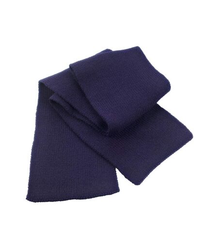 Result Winter Essentials Classic Knitted Heavy Scarf (Navy) (One Size) - UTRW9950