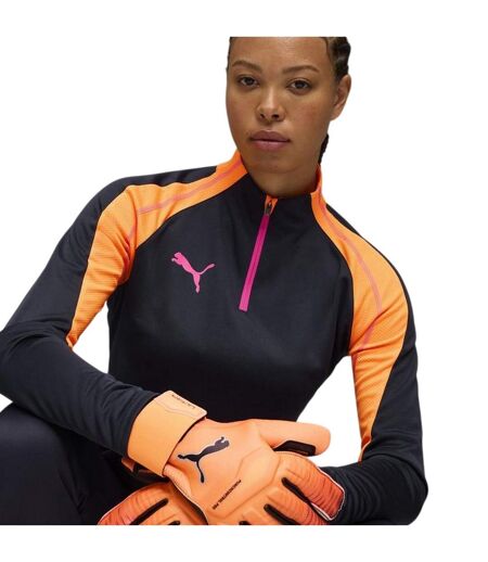 Womens/ladies Training Base Layer Top Navy Orange Puma