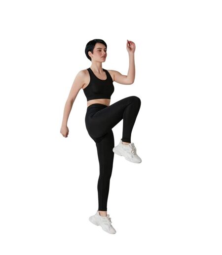 Womens/ladies 501 leggings black Lookus