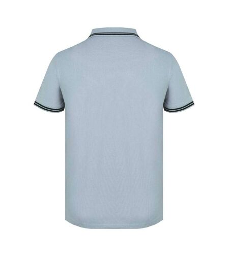 Polo Motif/style Logo Lazer Homme Bleu Noir Firetrap