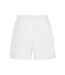 Womens/ladies Jersey Shorts White Lazy Jacks-2