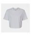 Bella + Canvas Womens/Ladies Jersey Cropped Crop T-Shirt (White)