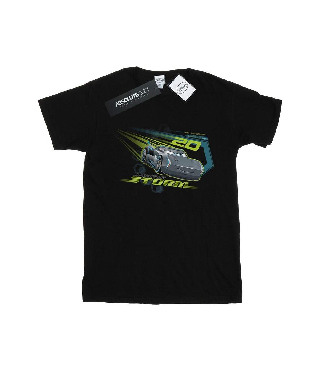 Disney - T-shirt CARS JACKSON STORM - Femme (Noir) - UTBI16031-1