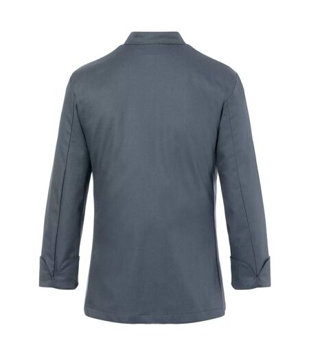 Womens/ladies Larissa Chef Jacket Anthracite Karlowsky