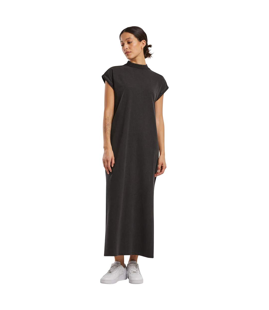 Robe Femme Noir Build Your Brand-4