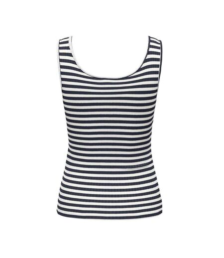 Débardeur marine/blanc à rayures femme jdy fransiska - l
