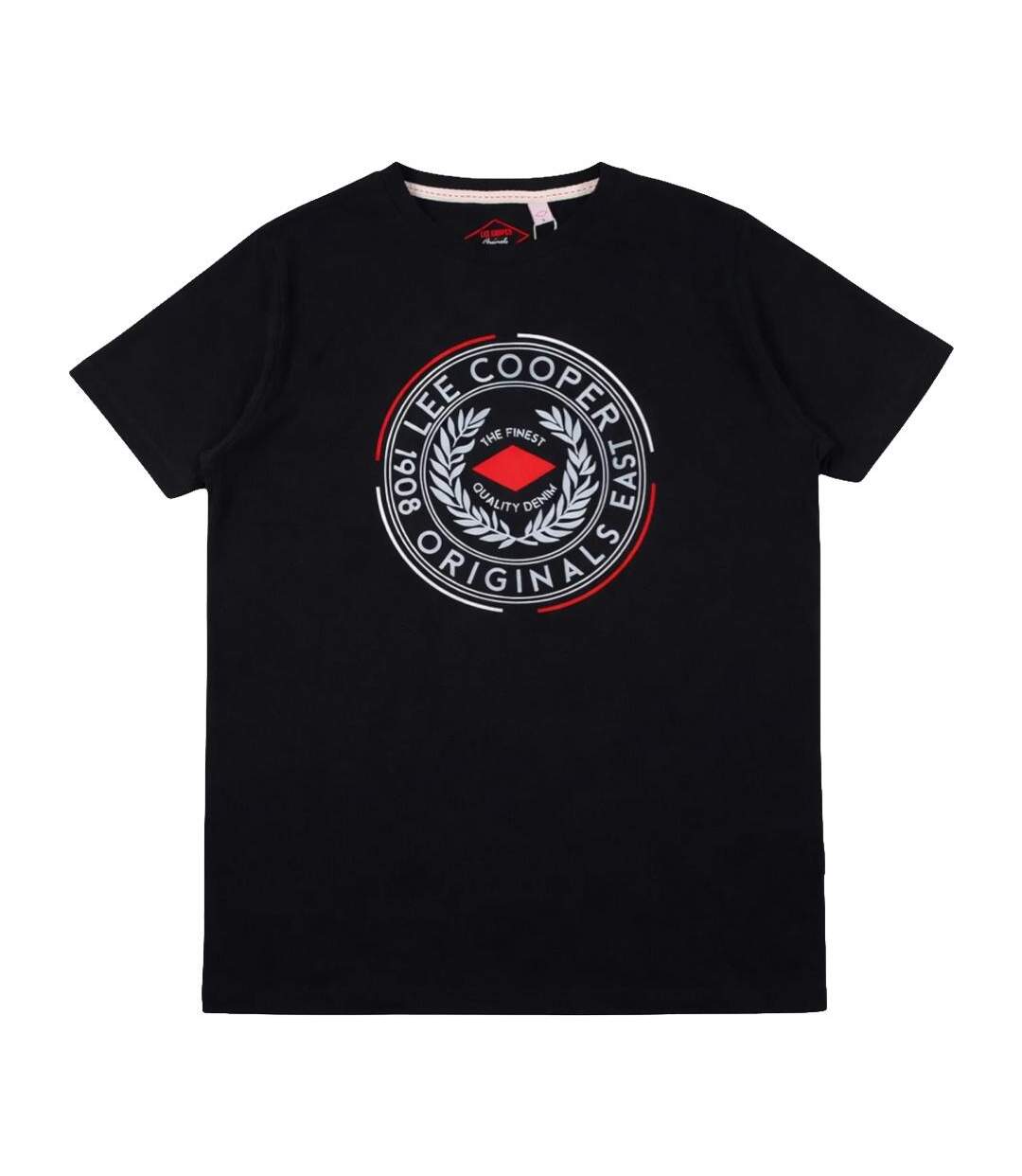 T-Shirt noir lee cooper lcn822-2