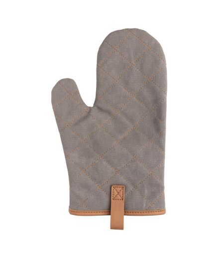 Deluxe canvas oven glove one size black XD Collection