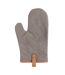 Deluxe canvas oven glove one size black XD Collection-1