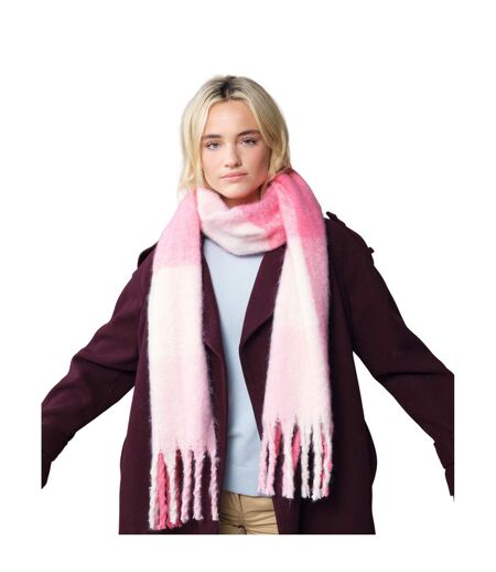Écharpe Motif/style À Carreaux Adulte Taille Unique Rose Beechfield