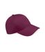 Casquette ultimate bordeaux Beechfield