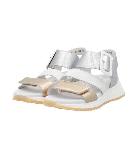 Sandales Compensé Cuir Rieker Reply