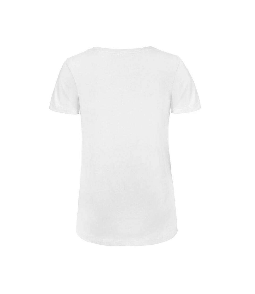 Tee-shirt col V en coton bio FEMME B&C COLLECTION-2