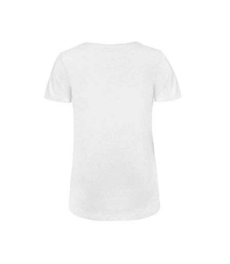 Tee-shirt col V en coton bio FEMME B&C COLLECTION
