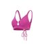 Womens/ladies Spdscu Tri Bikini Top Pink Speedo-1