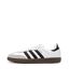 Samba baskets blanches/noires homme adidas-1