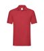 Fruit of the Loom Mens Premium Pique Polo Shirt (Red) - UTRW9846