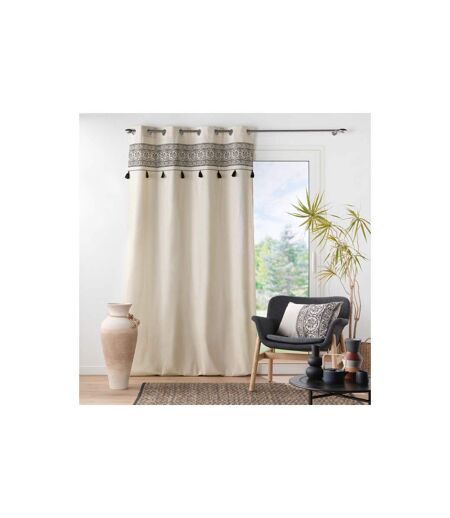 Coussin Déco Imprimé Isalina 40x60cm Noir