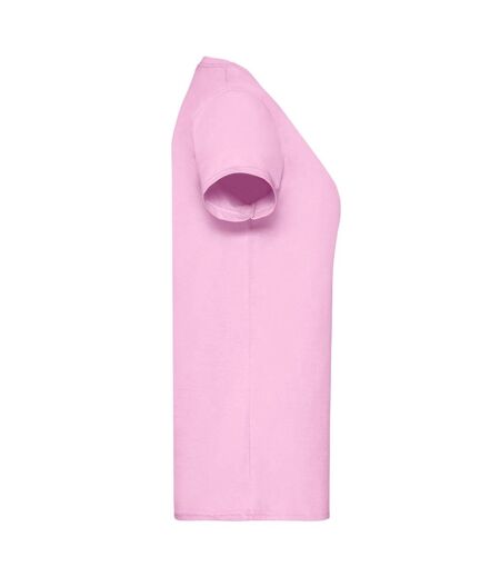 T-shirt Valueweight Femme Rose Clair Fruit Of The Loom
