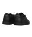 Mens Leather Flat Trainers Black Lonsdale-2