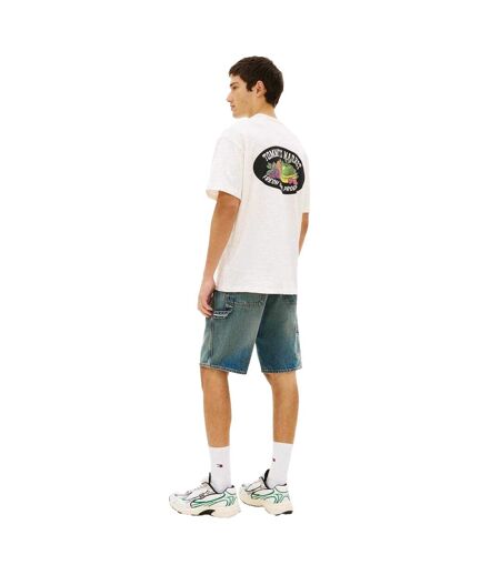 T-shirt Motif/style Fruit Homme Blanc Cassé Tommy Jeans